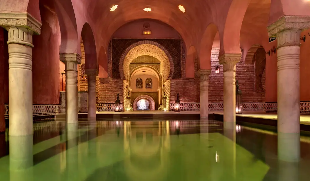 A peaceful Moorish bathhouse