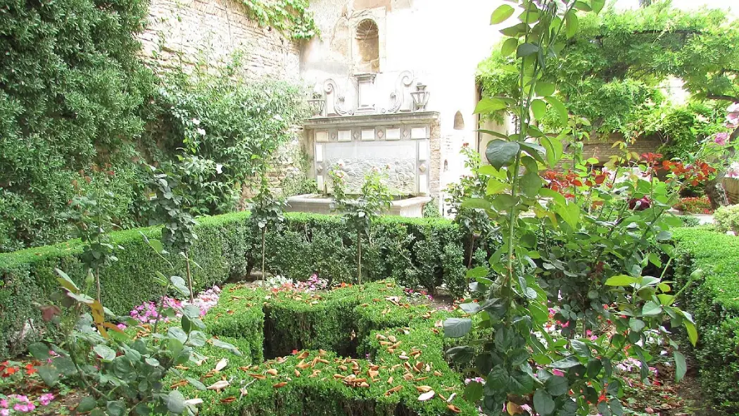 Beautiful lush garden of the Ramparts