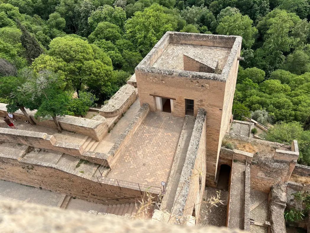 Torre de la Pólvora in Alhambra A full view of Torre de la Pólvora in Alhambra